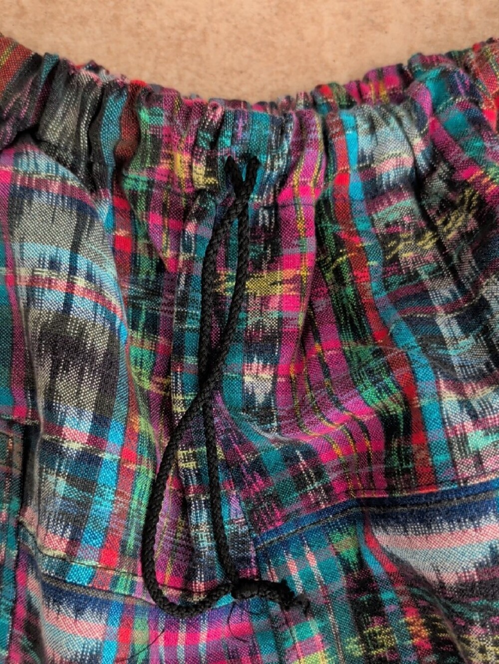 Made In Guatemala! Drawstring -handmade- Pants - Picture 2 of 7